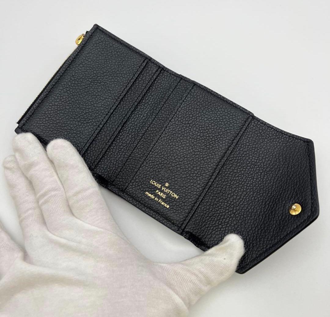 ア*ん様 IC ルイヴィトン アンプラント ポルトフォイユ ゾエ ノワール 黒