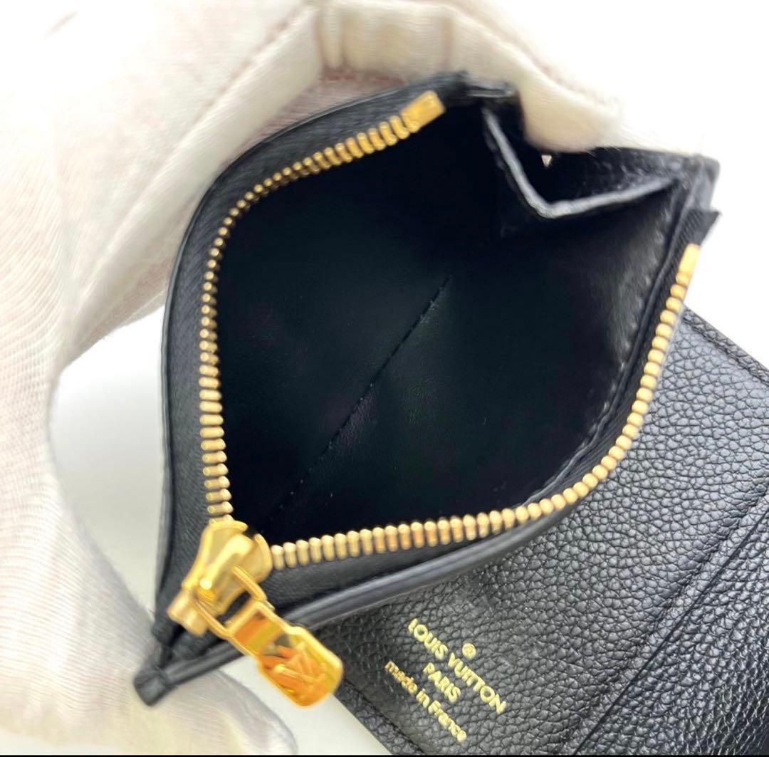ア*ん様 IC ルイヴィトン アンプラント ポルトフォイユ ゾエ ノワール 黒