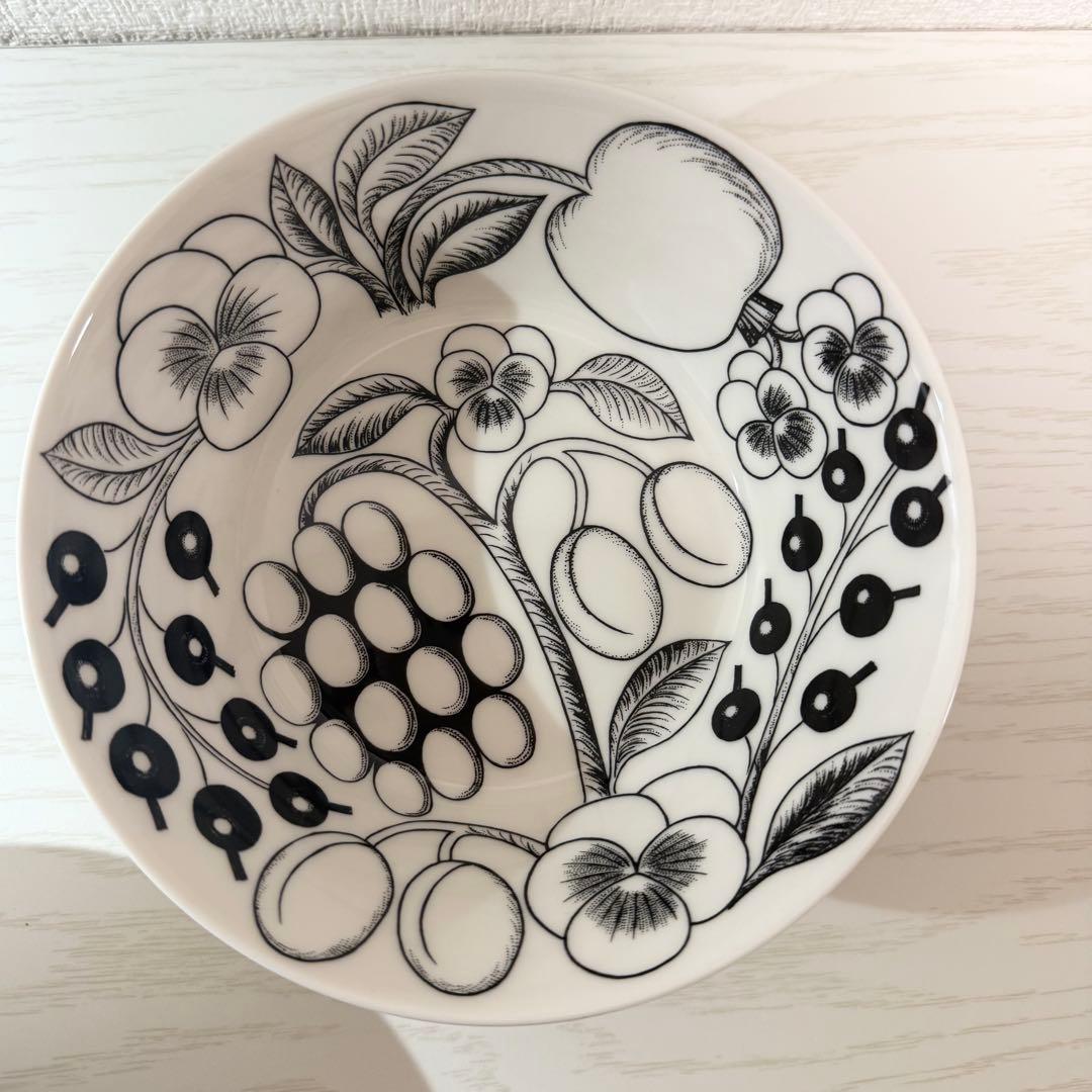 ARABIA ブラック　パラティッシ ボウル 17cm 2枚 アラビア