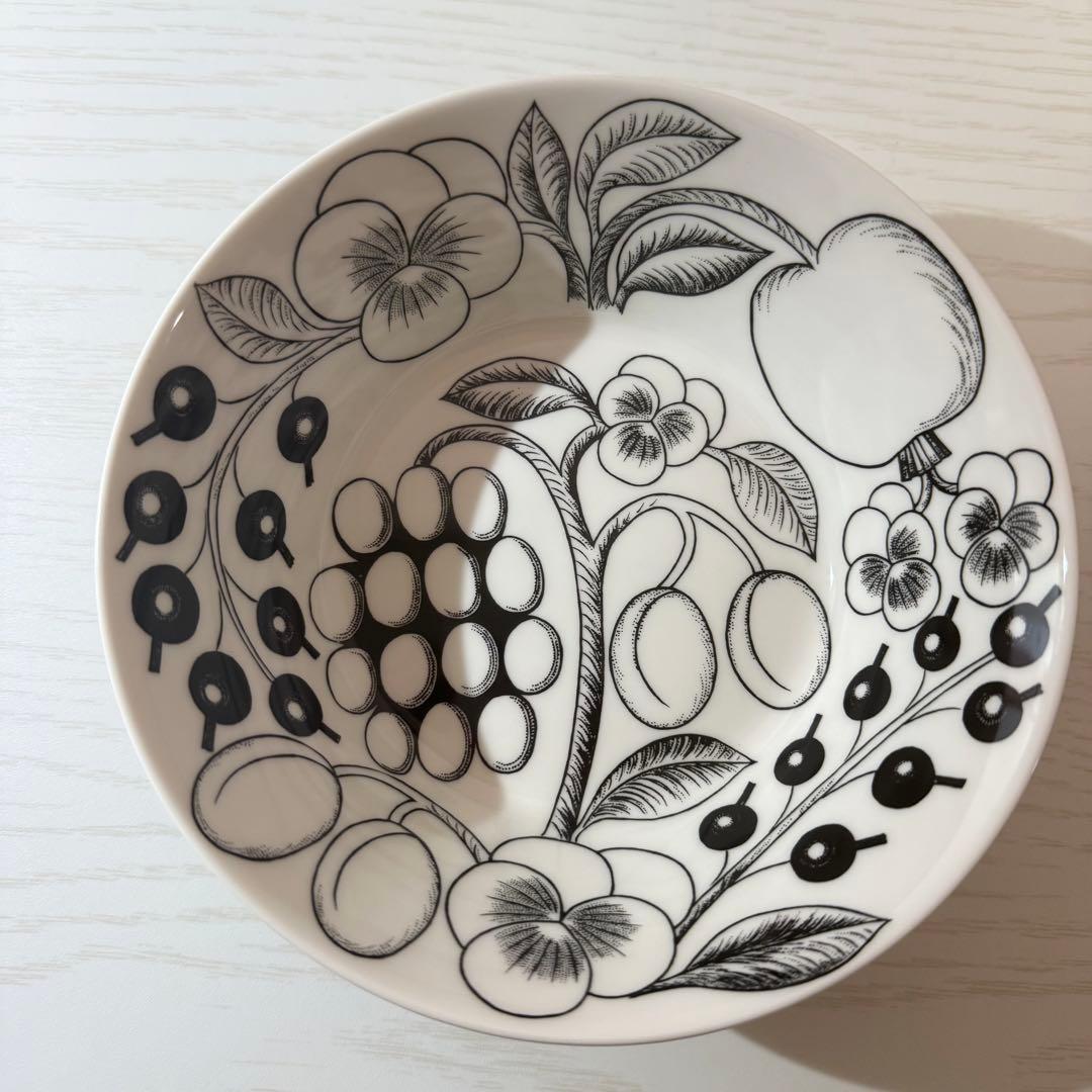 ARABIA ブラック　パラティッシ ボウル 17cm 2枚 アラビア