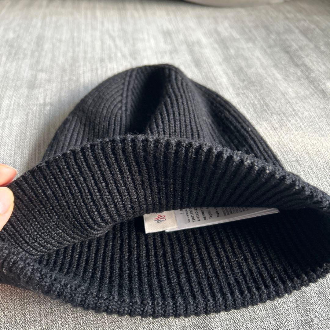 【本日発送】MONCLER ブラック ニット帽