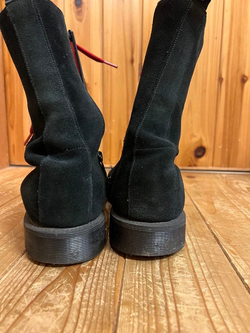 1％13 INSIDE ZIP UP BOOTS UK10 イングランド製