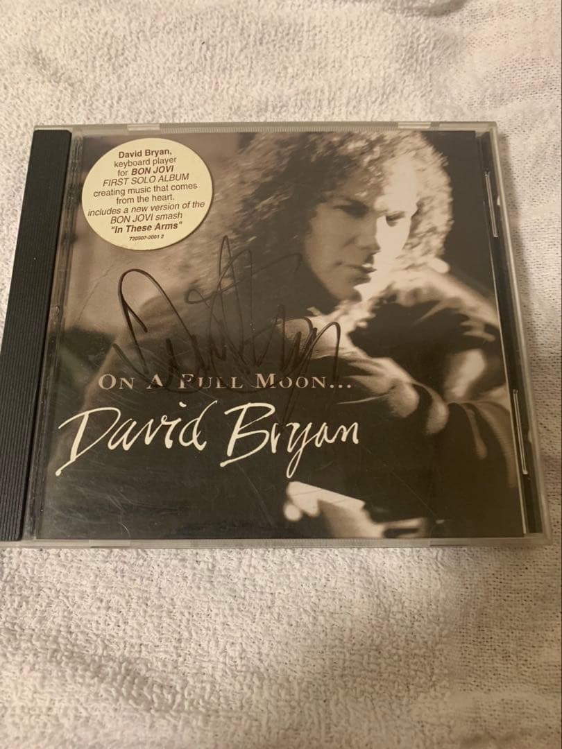 David Bryan On A Full Moon bon jovi サイン有