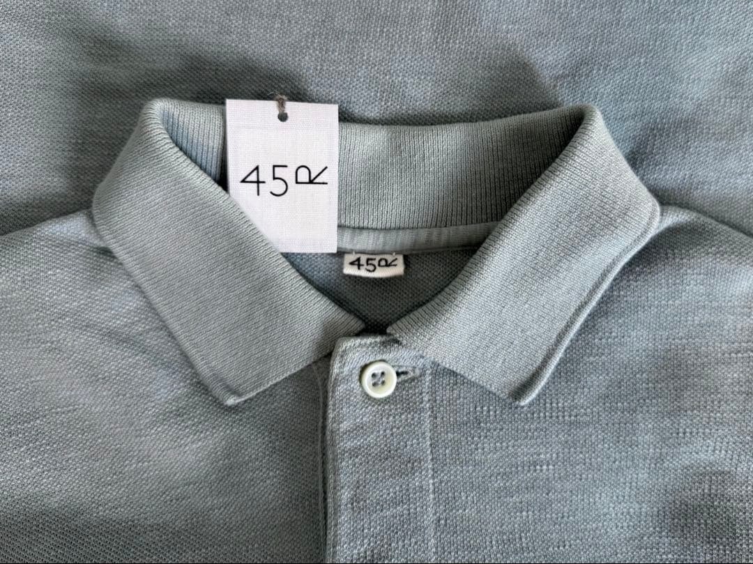 45R ジンバカノコの33色馬ポロ モスブルー