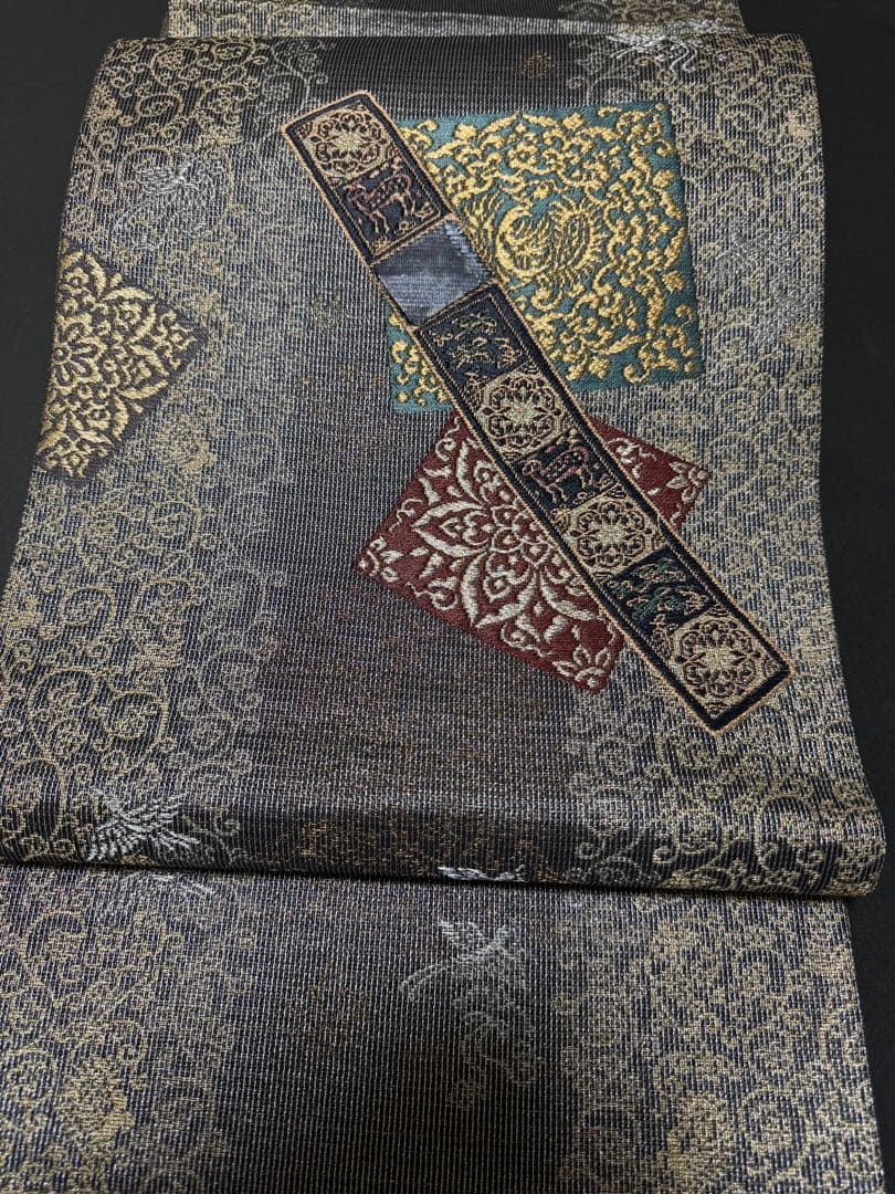 【極上新品】西陣名家織元「誉田屋源兵衛」謹製 小石丸「繭」「五十奏織」