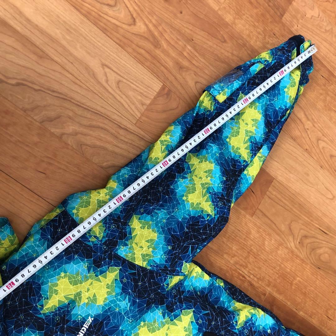 WINDEX スキーウェアセット 青黄カモフラ L