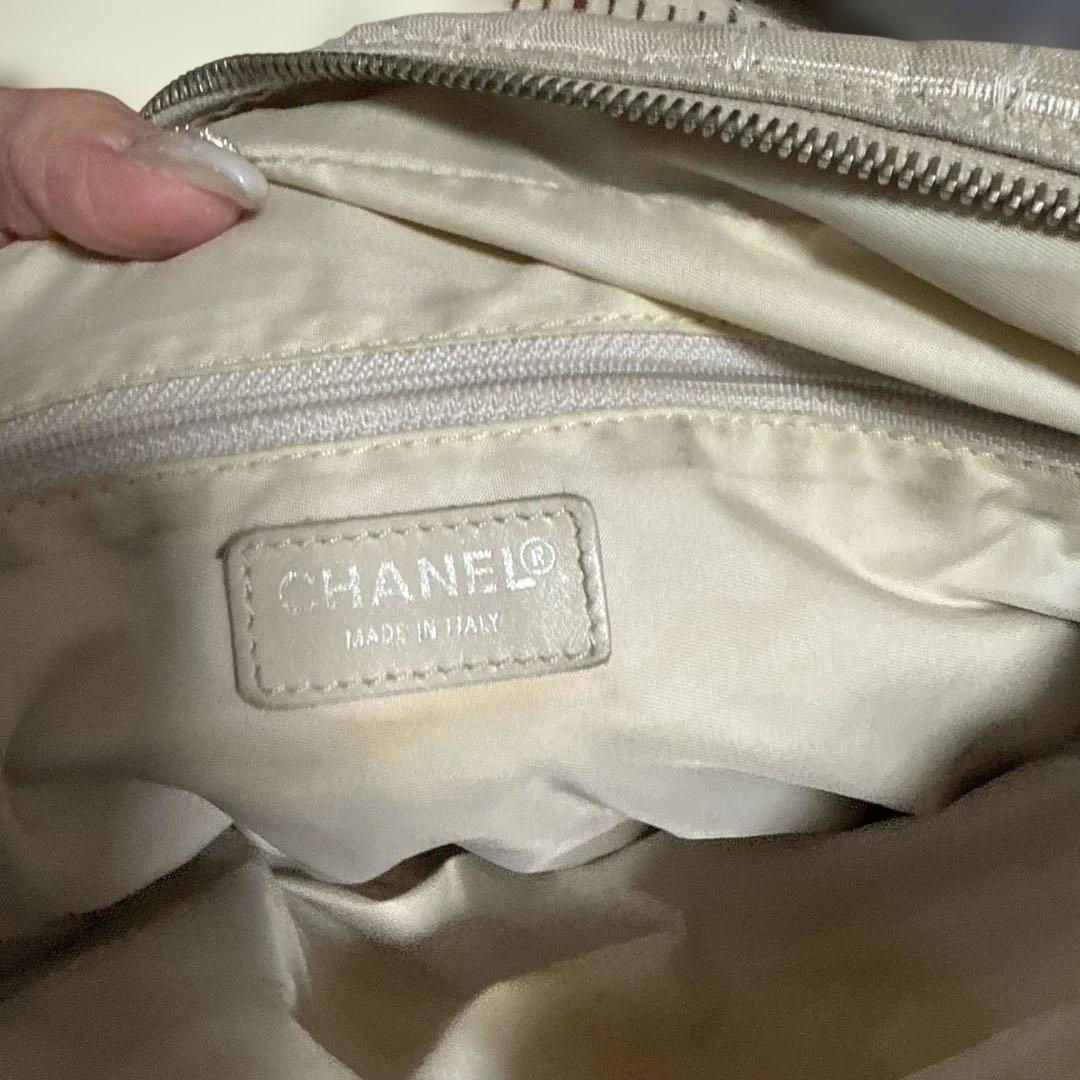 CHANEL ニュートラベルライン 2ｗａｙ ベージュ ショルダーバッグ
