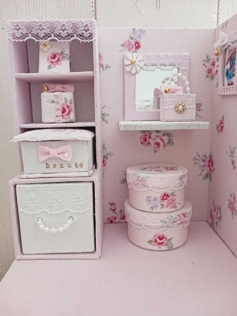 Jin様＊kyo＊ハンドメイド＊ケーキ屋さん＊ドールハウス(引き出し収納付き)