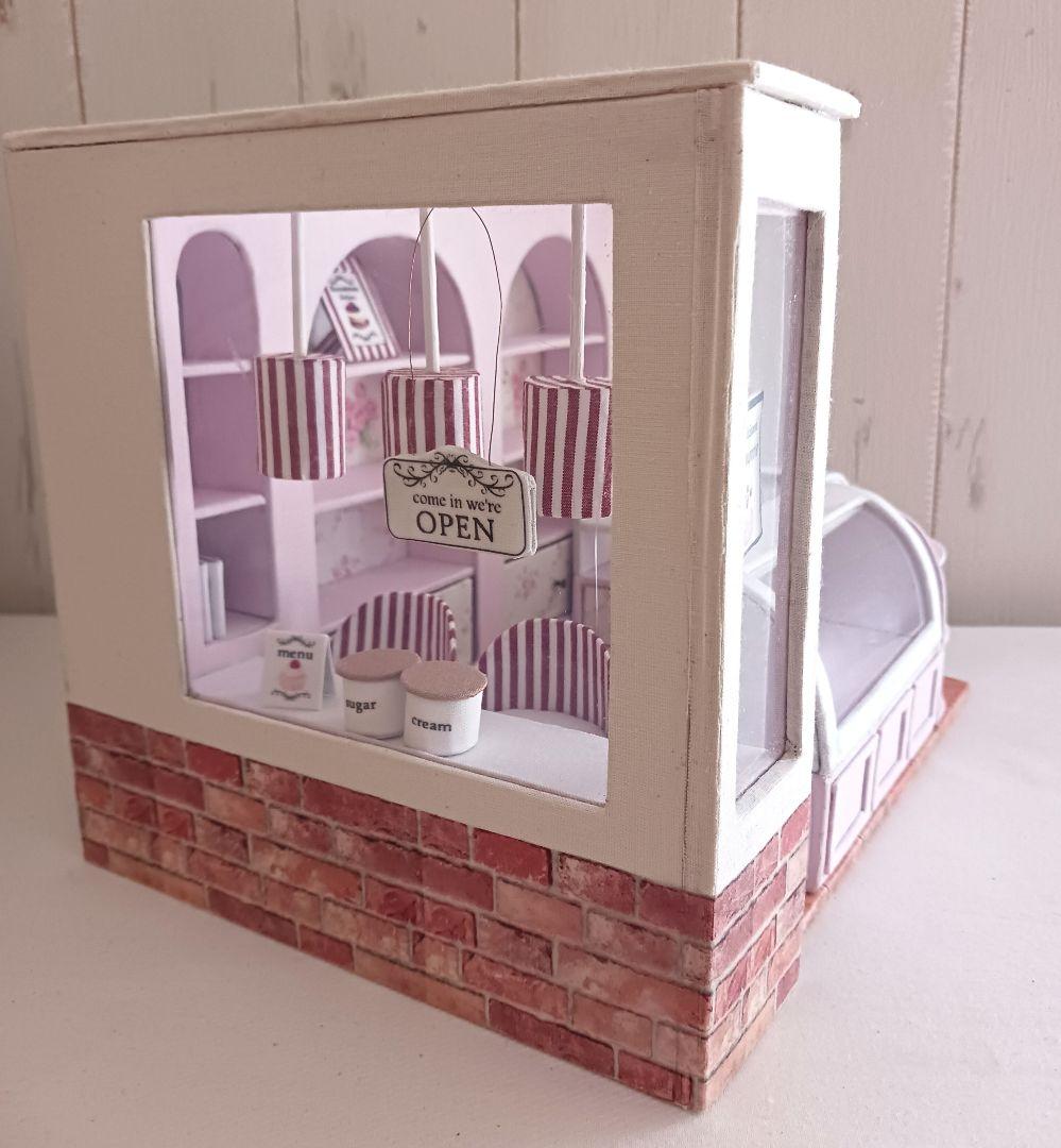 Jin様＊kyo＊ハンドメイド＊ケーキ屋さん＊ドールハウス(引き出し収納付き)