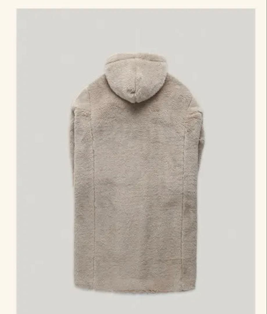 【SMOOTHMOOD】Teddy Shearling Hooded Coat