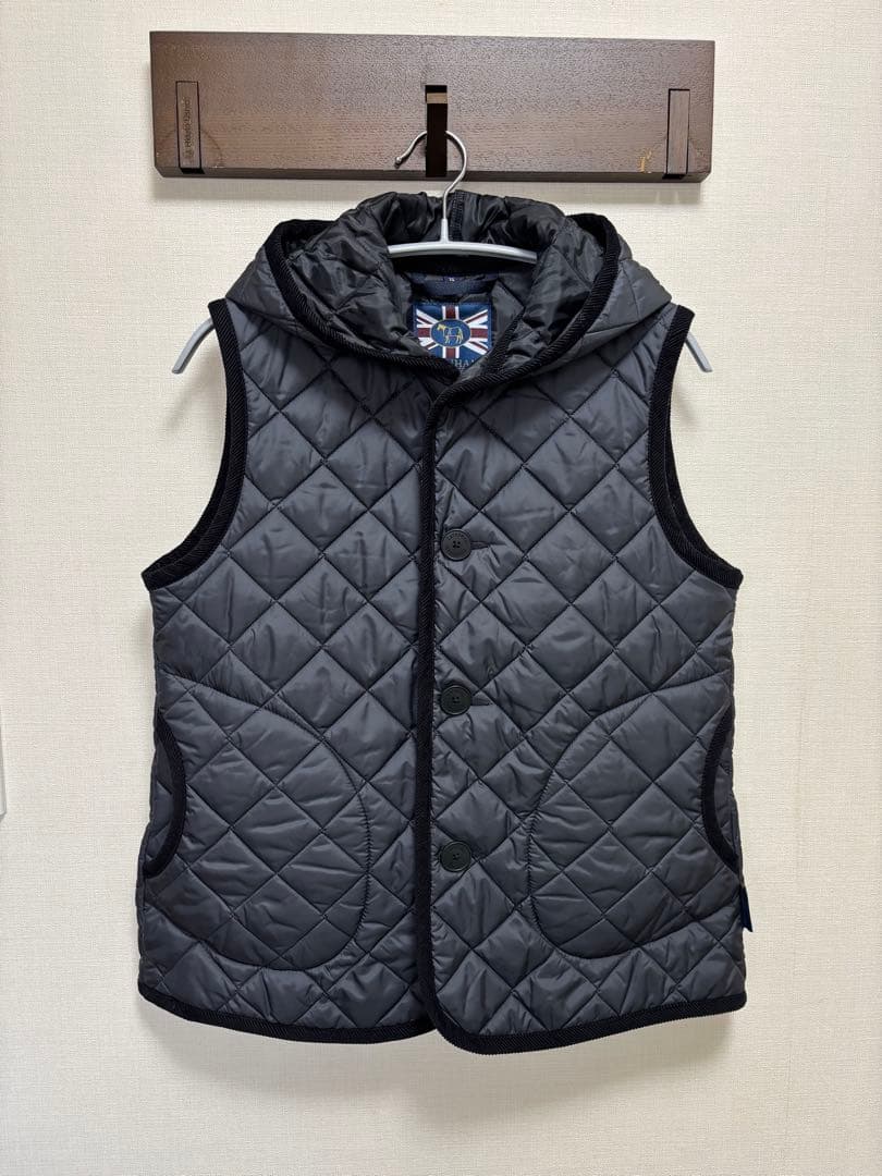 LAVENHAM フード付きキルティングベスト 10 (38)