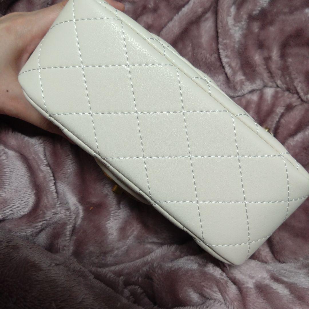 キルティングデザイン♡ホワイトミニバッグ ♡確認用