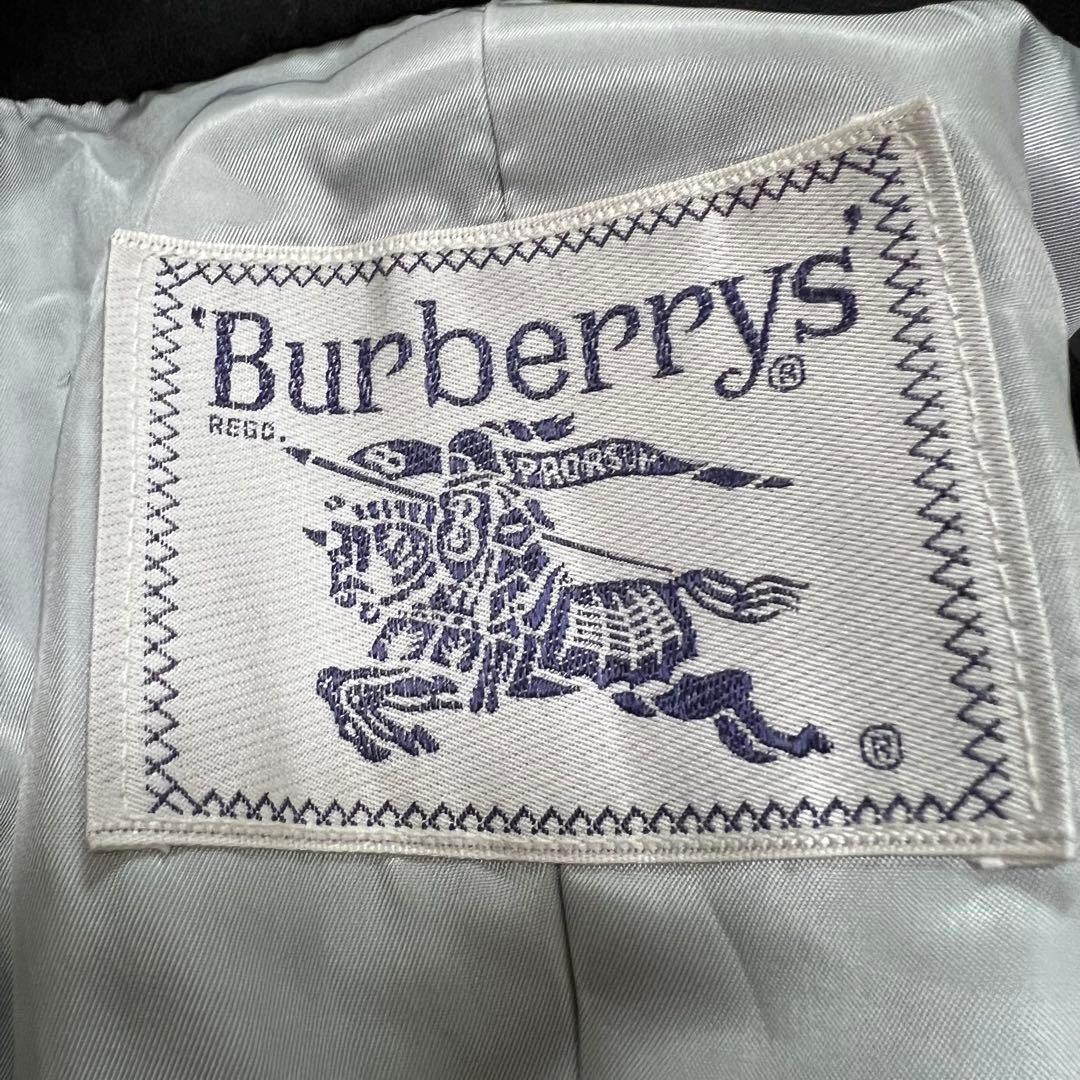 う*ー様 Burberryカシミヤ混 ウール ダブル チェスターコート ブラック