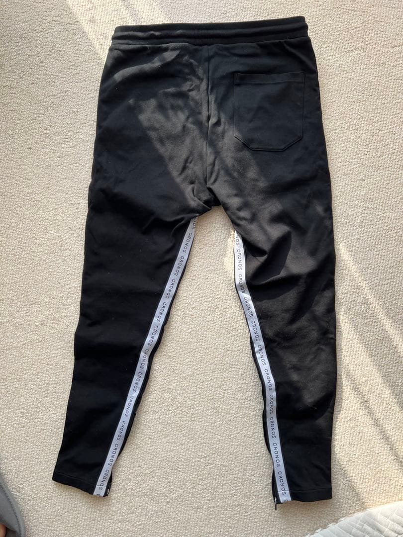 1着用のみCRONOS クロノス ブラックパンツ Lサイズ サイドジッパー