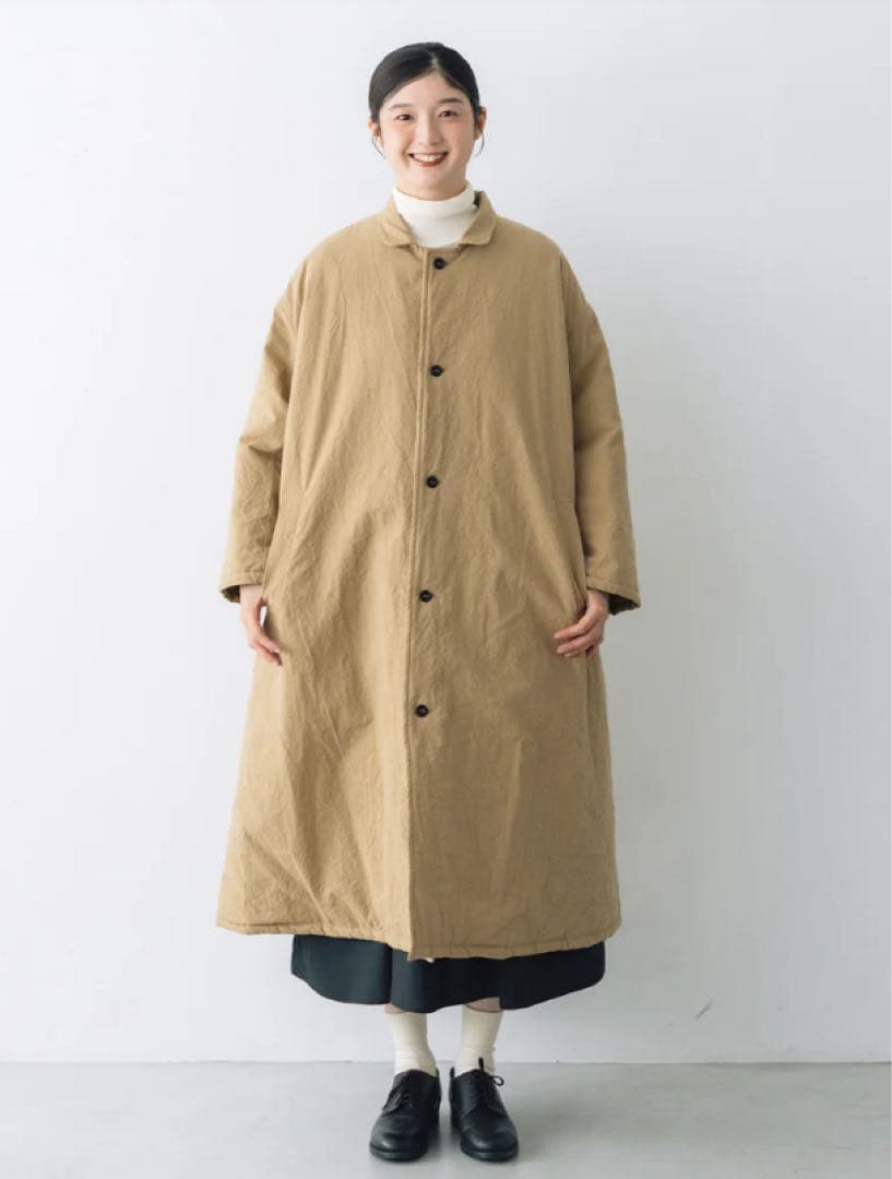 Yarmo ベージュ ロングコート