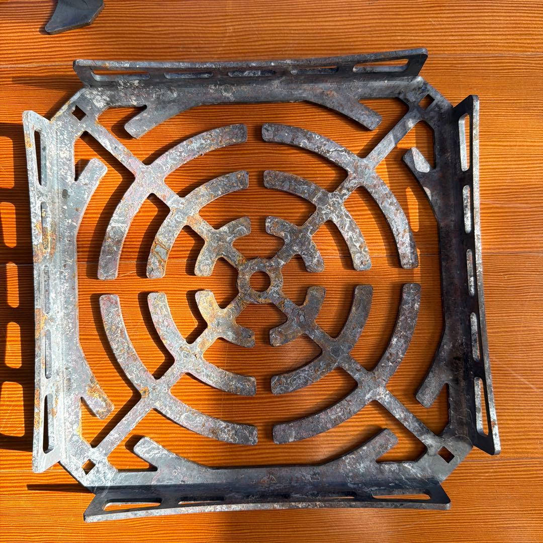 トリパスプロダクツ グルグルファイアL焚き火台 オプション、収納バッグ付き