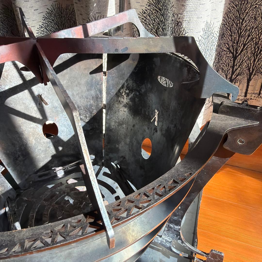 トリパスプロダクツ グルグルファイアL焚き火台 オプション、収納バッグ付き