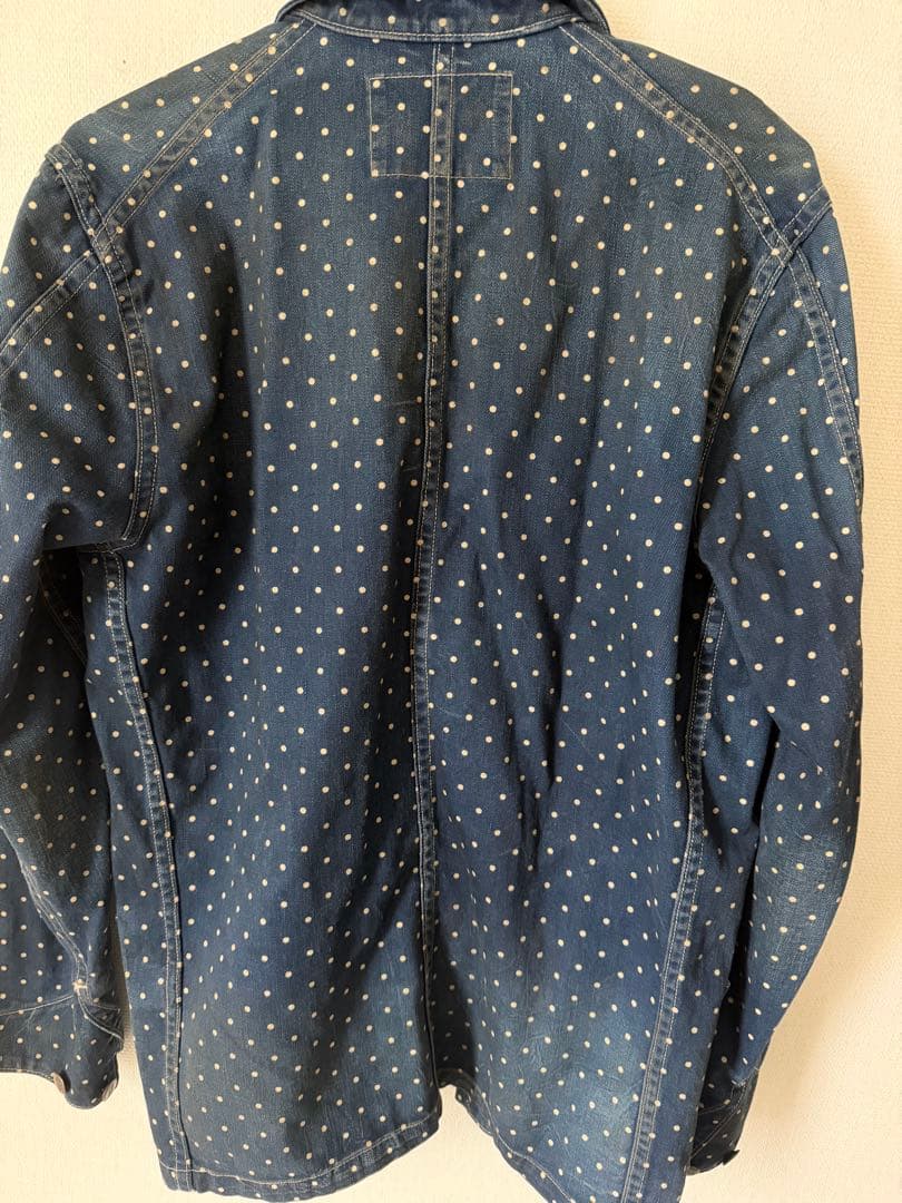 RRL ドット柄カバーオール