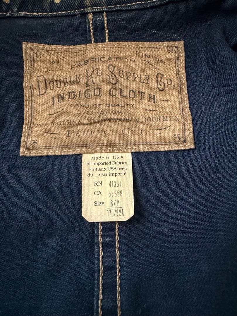 RRL ドット柄カバーオール