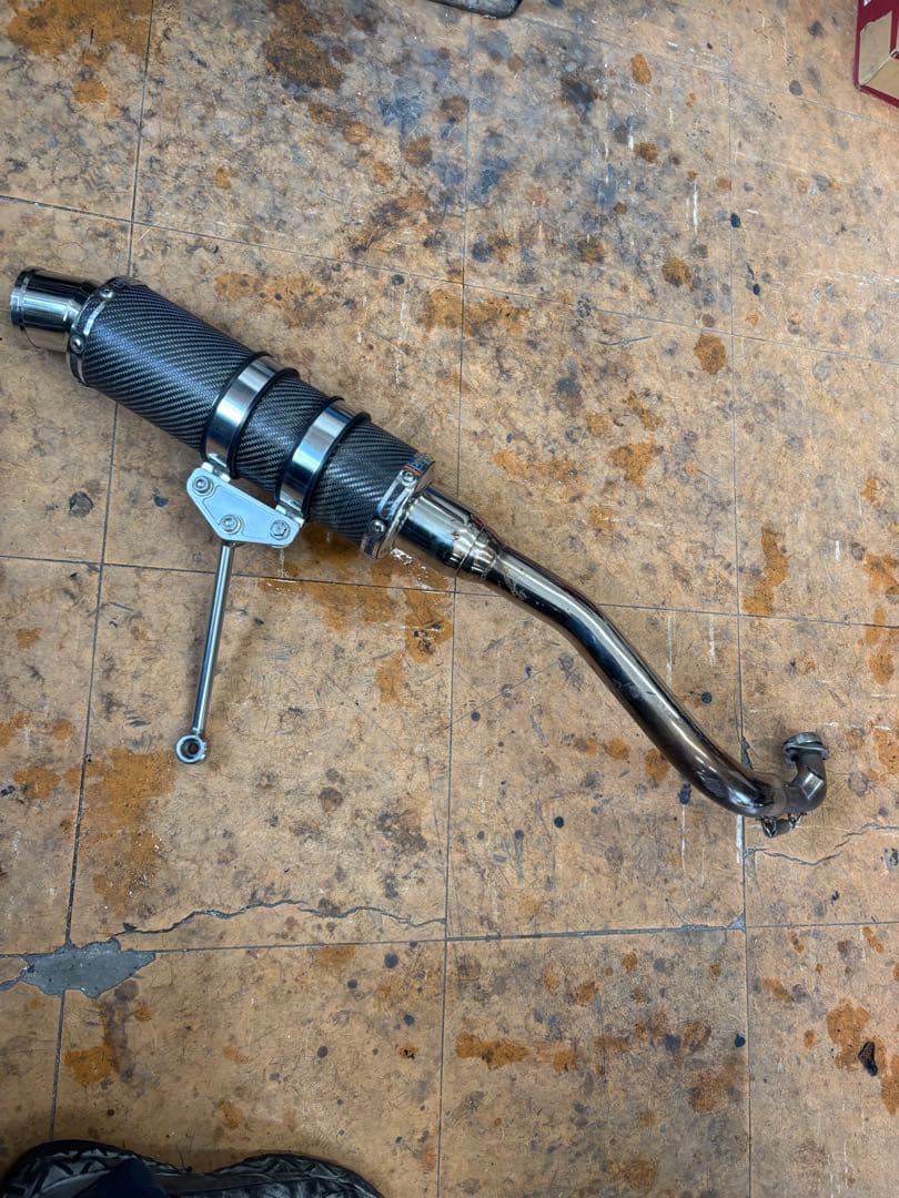 シグナスx ウインドジャマーズ、カーボンマフラー