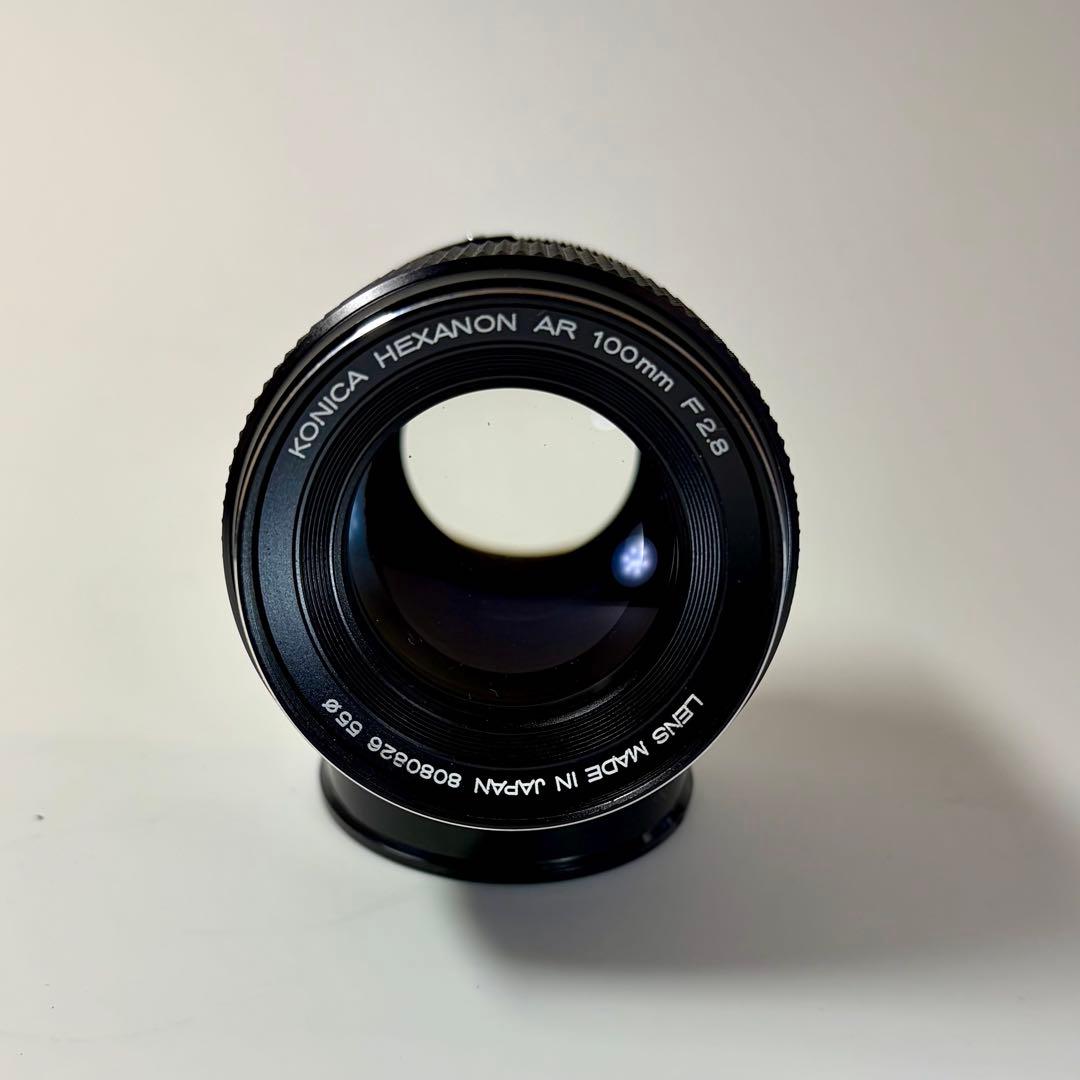 【AR】KONICA HEXANON AR 100mm F2.8 単焦点レンズ