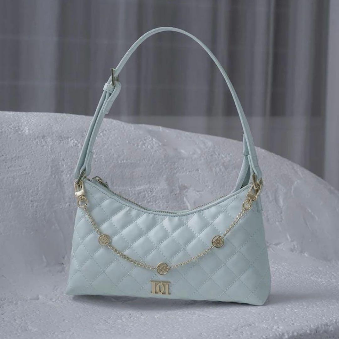 darich キルティングチェーンハンドミニバッグ