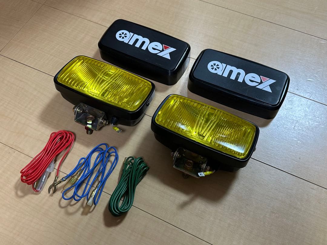 amex 当時物 フォグランプ 角フォグ