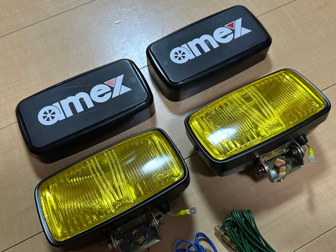 amex 当時物 フォグランプ 角フォグ