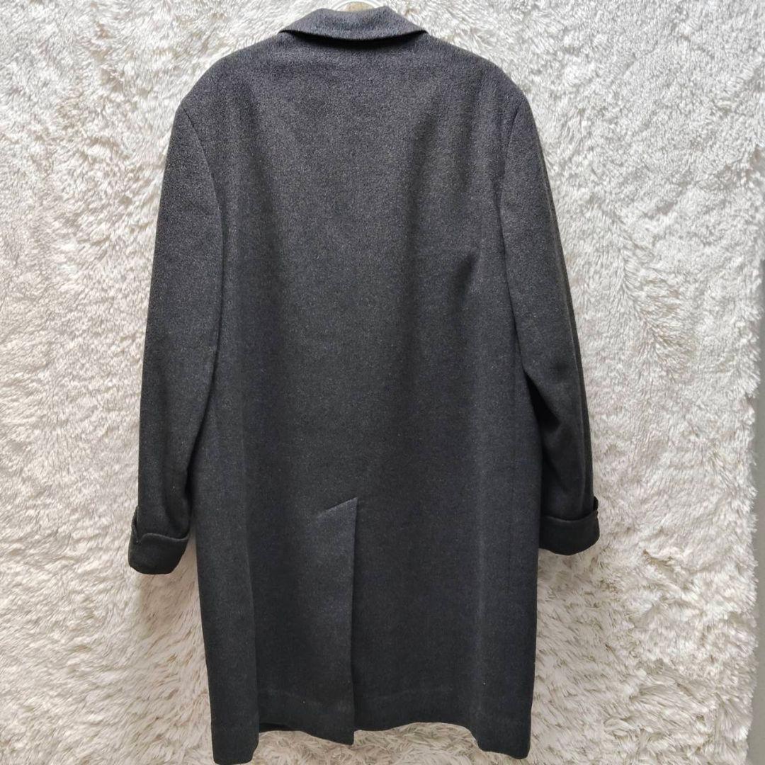 アクアスキュータム チェスターコート ピュアラムウール 英国製 グレー 極美品