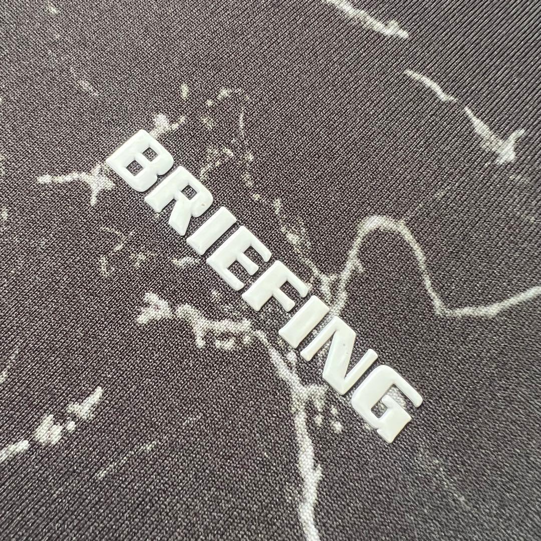 【新品】BRIEFING ブリーフィング　ポロシャツ　大理石柄　メンズ　ゴルフ