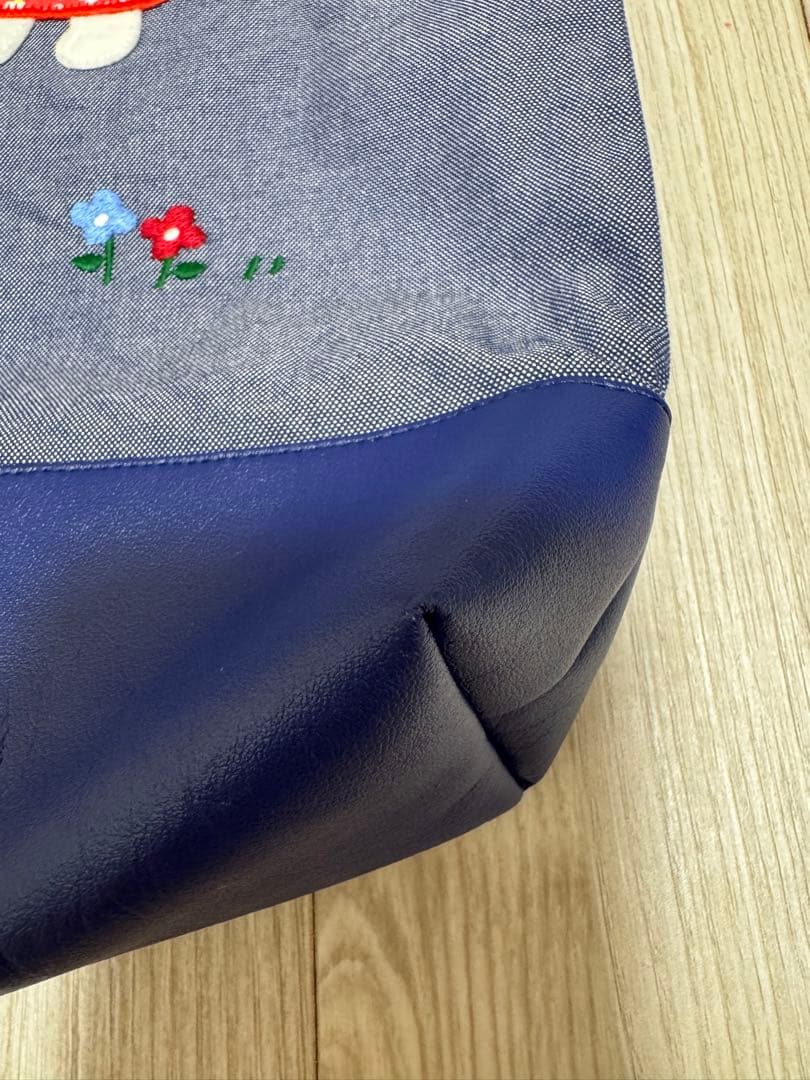 美品　ファミリア　デニムバッグ　廃盤品