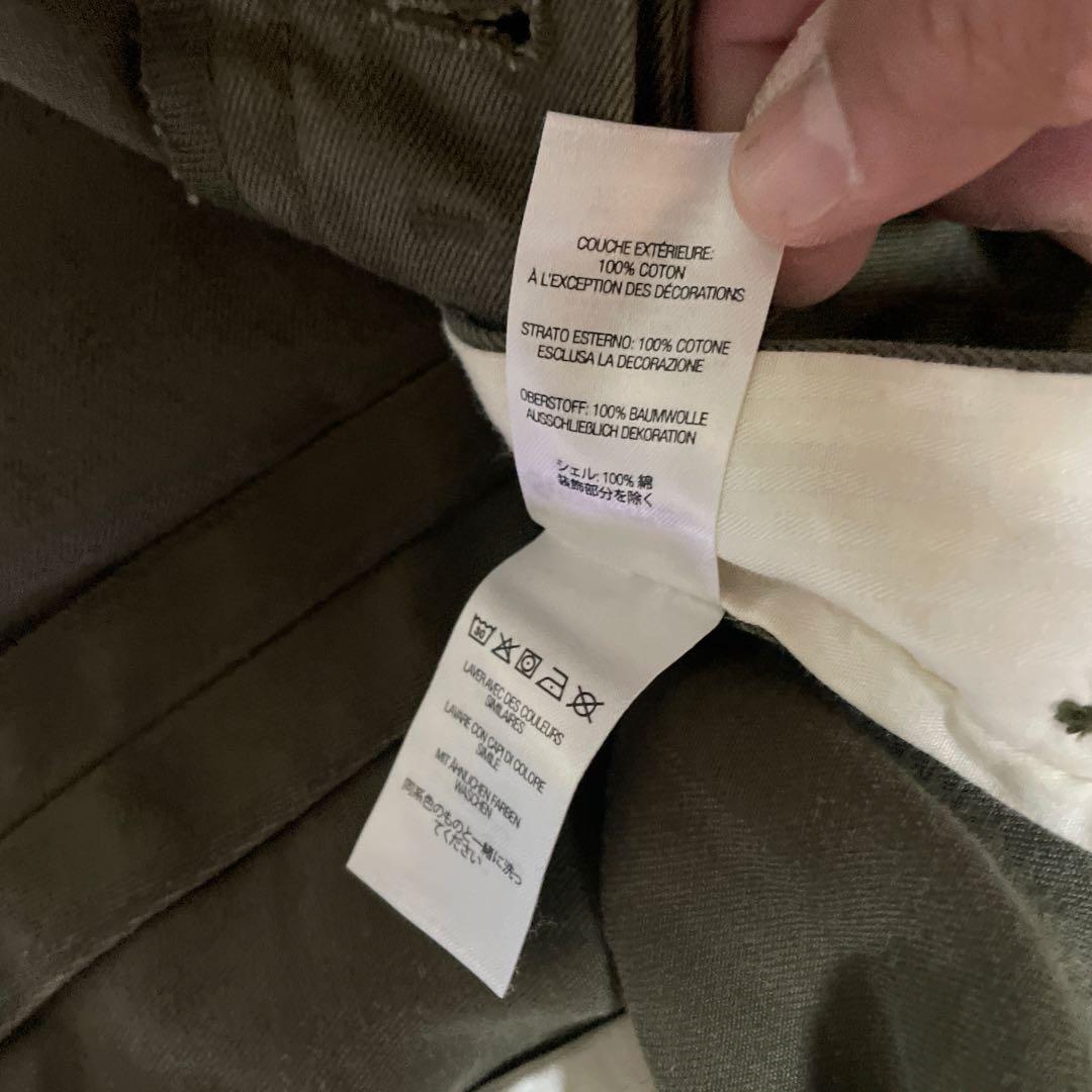 シュプリームsupreme チノパン30 オリーブ　ステッカー付き