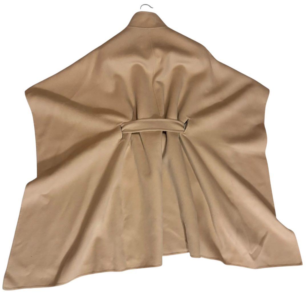 【美品】COACH ダブルフェイス ケープコート シグネチャー