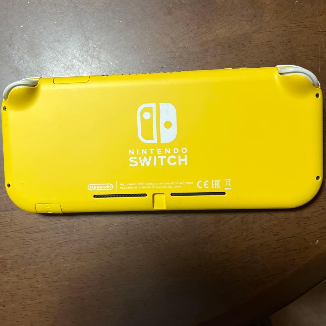 力*丸様 Nintendo Switch Lite イエロー 本体 充電器とケー