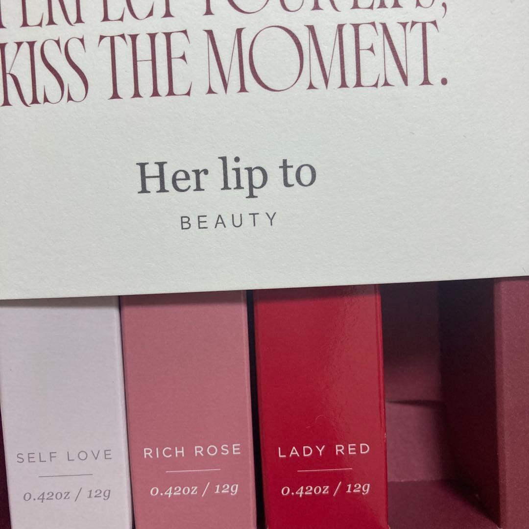 リップセラムセットSELF LOVE, RICH ROSE, LADY RED