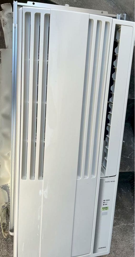 コロナルームエアコンウインド形冷房専用CW-16A2021年窓枠付きリモコン無し