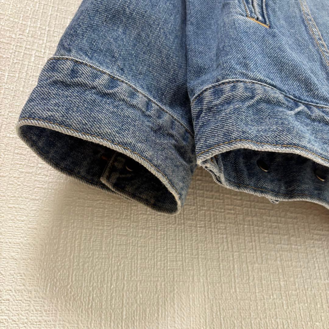 MACPHEE マカフィー ナチュラルスラブデニム オーバーサイズドジャケット