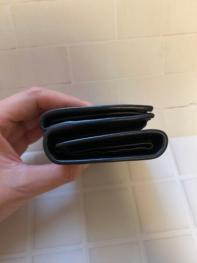 SAINT LAURENT サンローラン ブラック 三つ折り財布