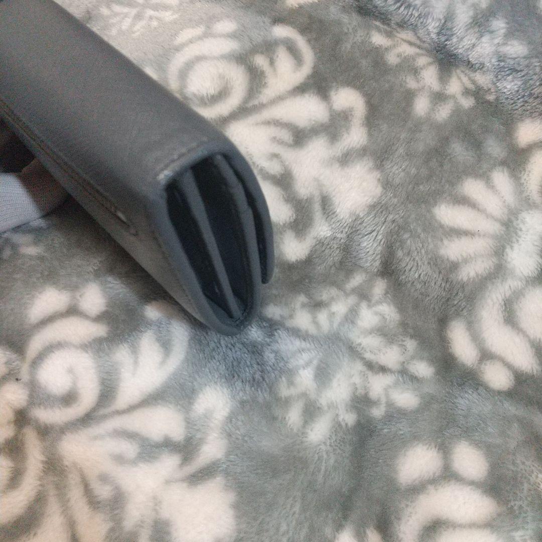 プラダPRADAサフィアーノ長財布グレー系