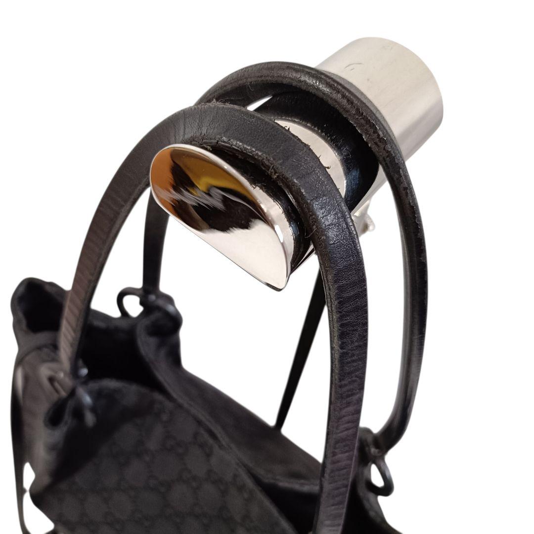 正規品 GUCCI グッチ トートバッグ キャンバス GGキャンバス 鞄 黒