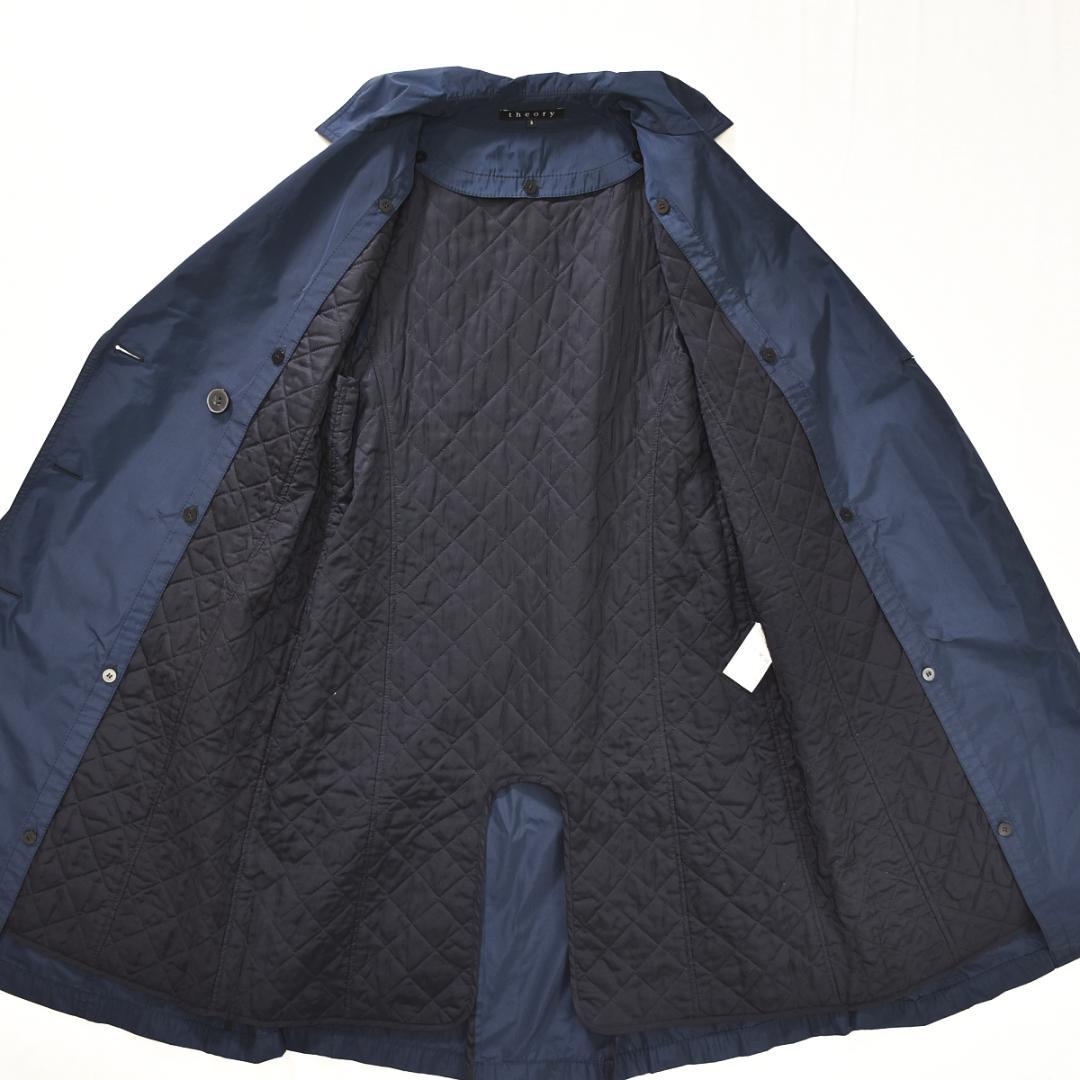 【人気】 【上質】 セオリー ライナー付き トレンチコート S ネイビー ♪