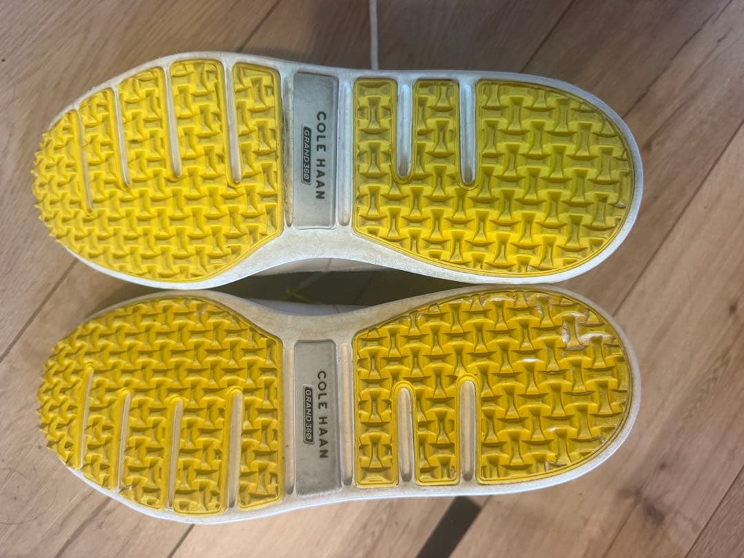 ウィングチップ ゴルフシューズ ホワイト