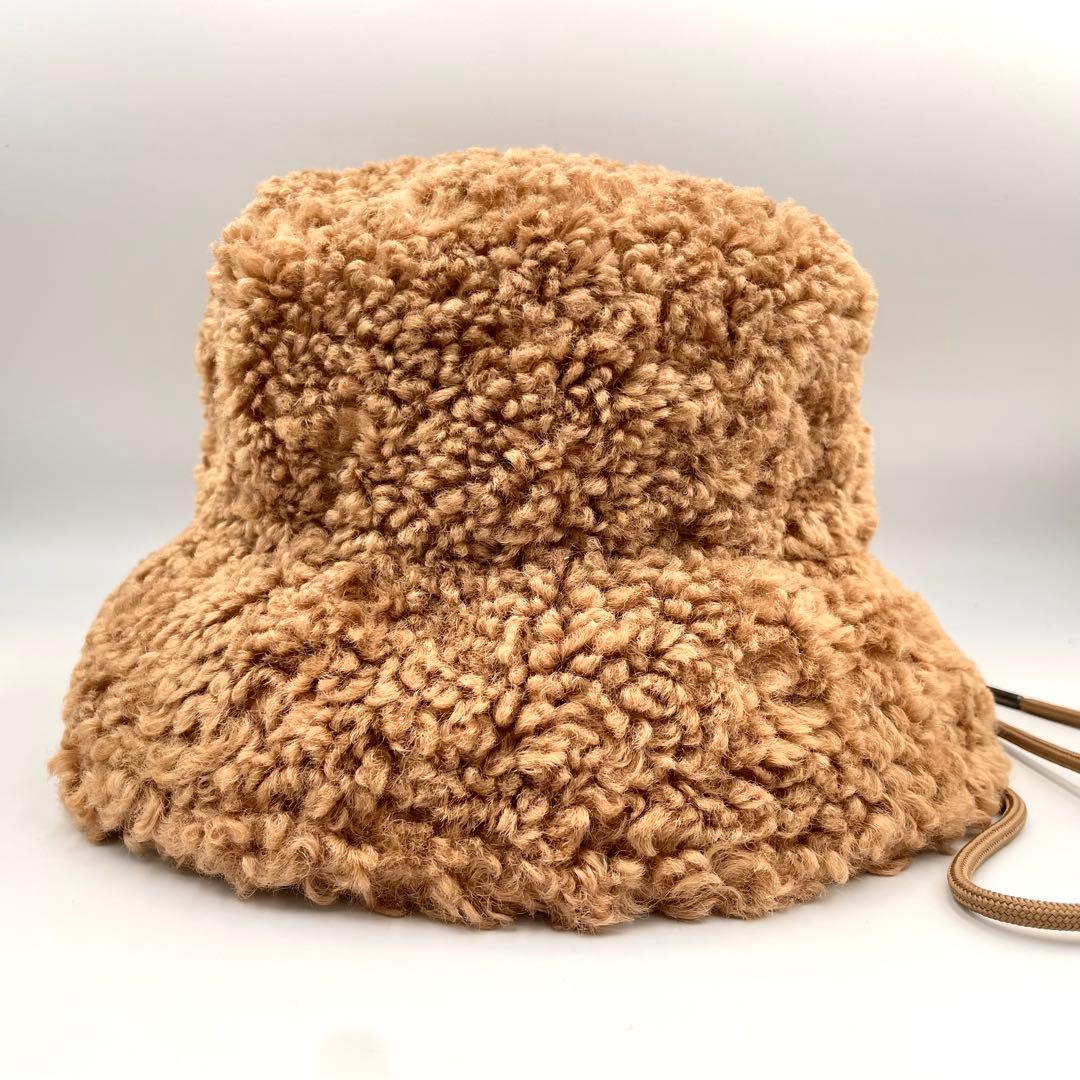 極美品★モンクレール　BERRETTO ボア　バゲットハット　テディ　S