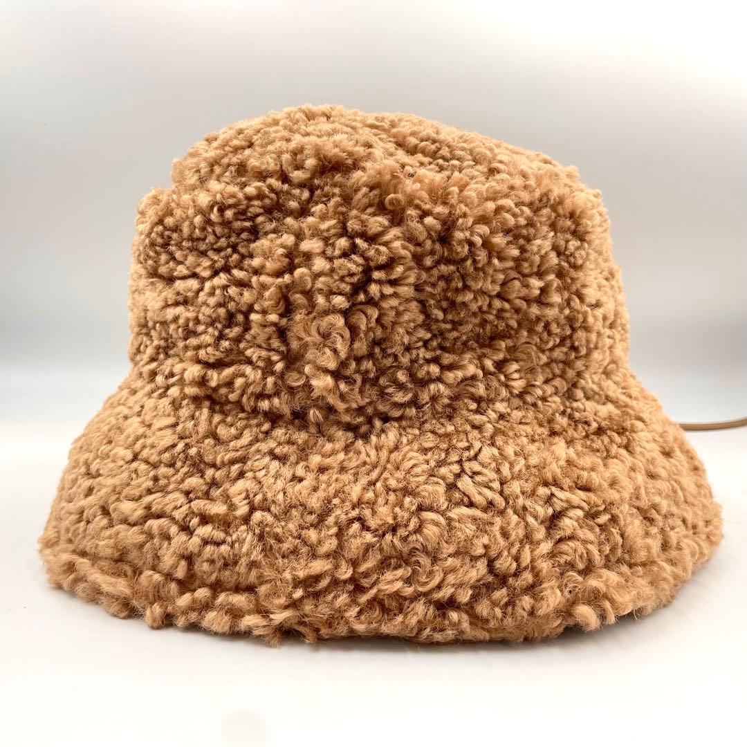 極美品★モンクレール　BERRETTO ボア　バゲットハット　テディ　S