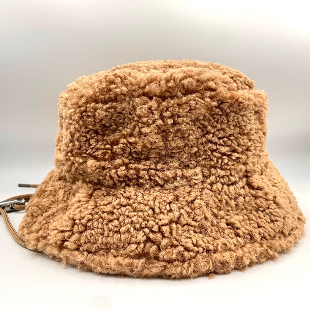 極美品★モンクレール　BERRETTO ボア　バゲットハット　テディ　S