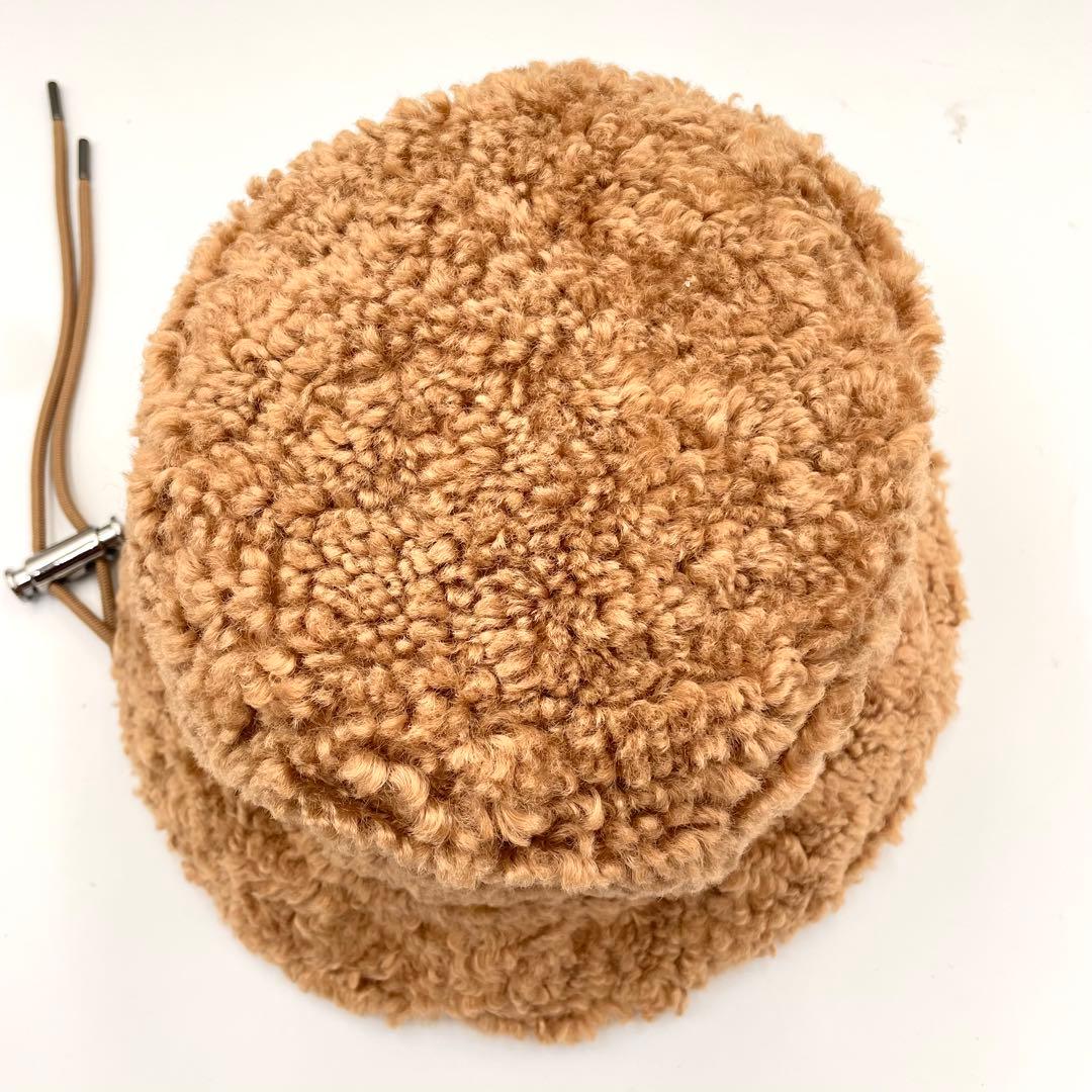 極美品★モンクレール　BERRETTO ボア　バゲットハット　テディ　S