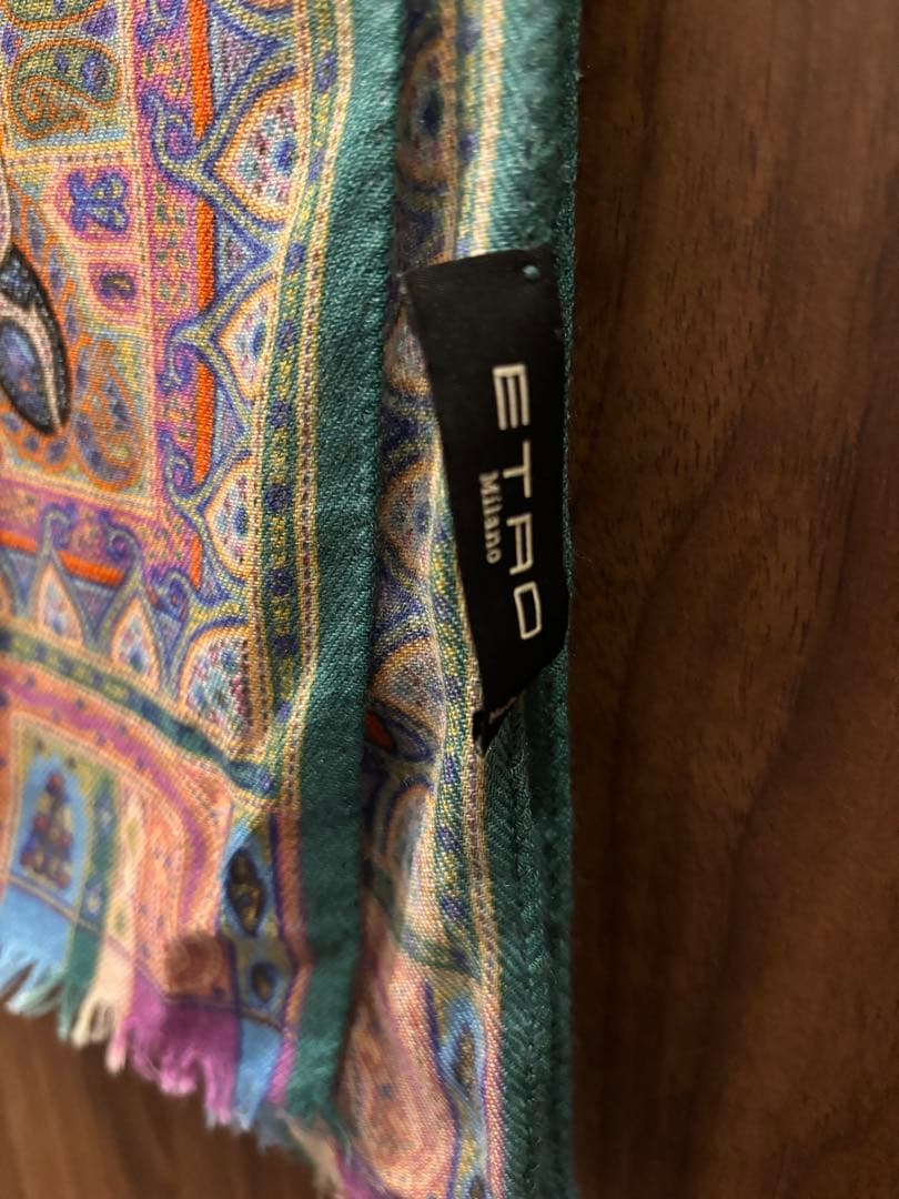 ETRO ペイズリー柄 ストール