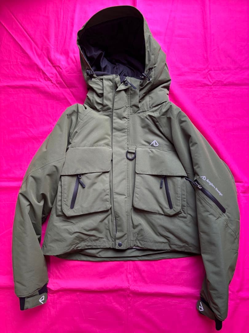 アングラーズデザイン　ウェーディングヒートジャケットオリーブ　Mサイズ　送料込み