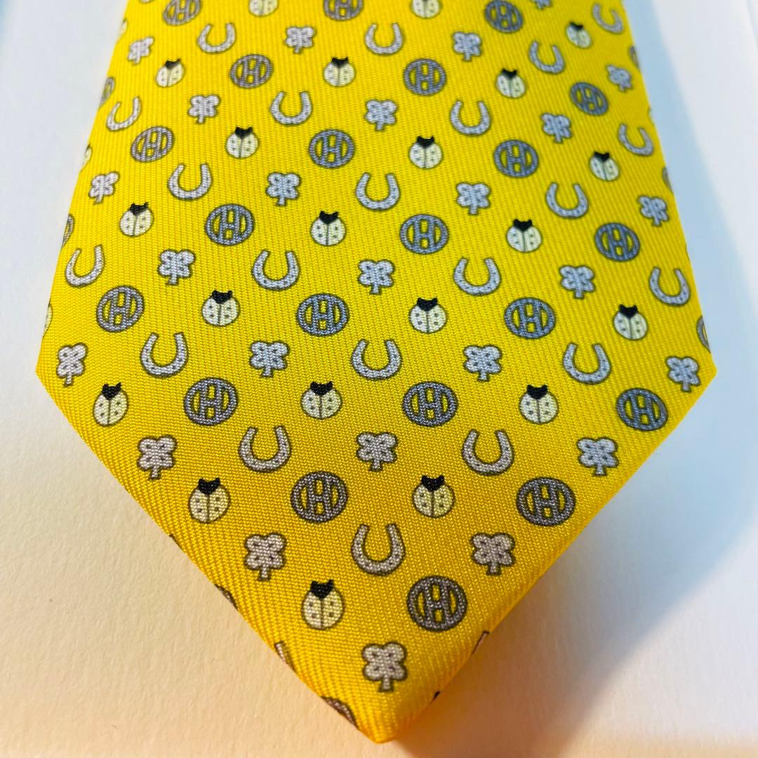 【 新品未使用品 】 エルメス ネクタイ シルク100％ メンズ HERMES