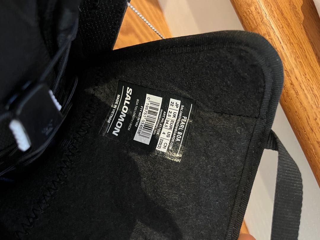 新品24-25 SALOMON PEARL BOA 22センチ　サロモン